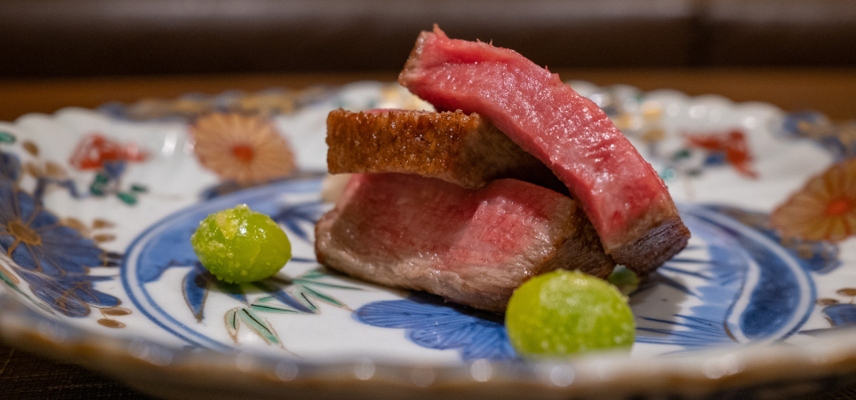 天ぷらの合間に突然「鮪」!?